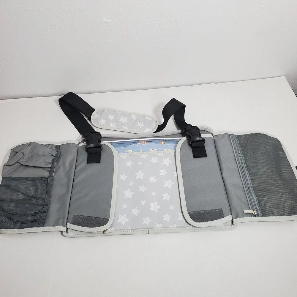 Kids Travel Activity Tote –‎ Stars Print – Learning Board & Book Included